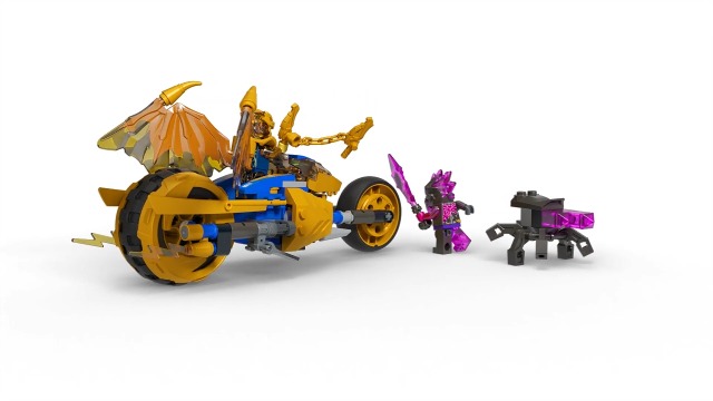 LEGO NINJAGO Jay's Golden Dragon Motorbike 71768 Building Kit (137